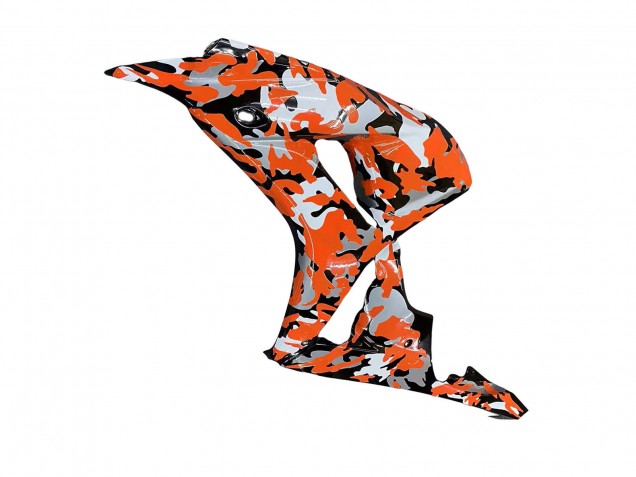 2006-2007 Honda CBR1000RR Motorcycle Fairings - Black Orange Silver Camouflage Canada