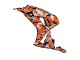 2006-2007 Honda CBR1000RR Motorcycle Fairings - Black Orange Silver Camouflage Canada