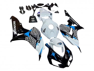 Cheap 2006-2007 Honda CBR1000RR Motorcycle Fairing - White Blue Glossy Black Canada