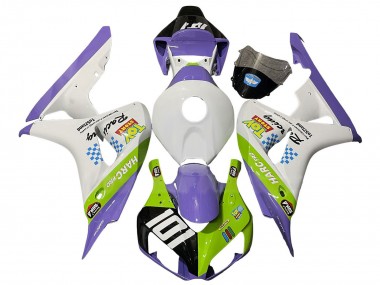 Cheap 2006-2007 Honda CBR1000RR Motorcycle Fairings - White Purple Green Glossy Black Canada