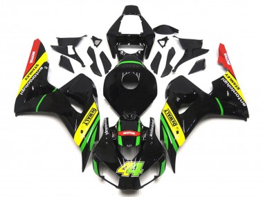 Cheap 2006-2007 Honda CBR1000RR Motorcycle Fairings - Glossy Black Yellow Green Red Motul 44 Canada