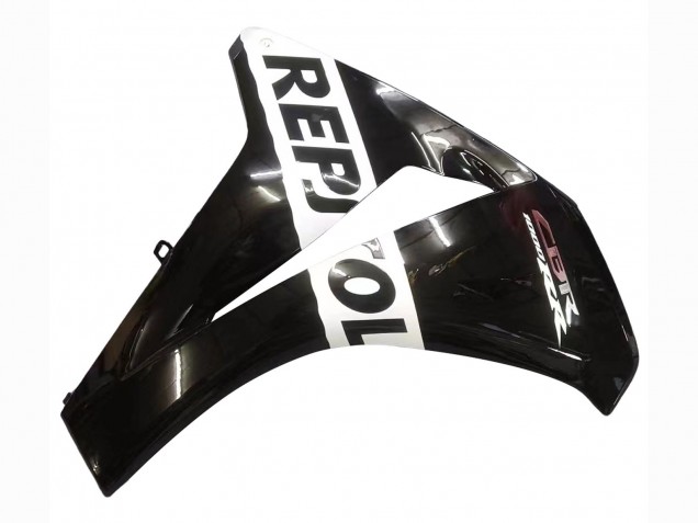 2008-2011 Honda CBR1000RR Motorcycle Fairings - Glossy Black White Repsol 93 Canada