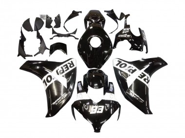 Cheap 2008-2011 Honda CBR1000RR Motorcycle Fairings - Glossy Black White Repsol 93 Canada
