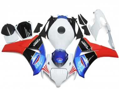 Cheap 2008-2011 Honda CBR1000RR Motorcycle Fairings - White Blue Red Glossy Black Canada
