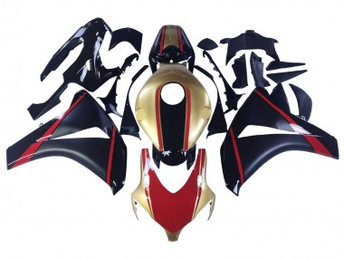 Cheap 2008-2011 Honda CBR1000RR Motorcycle Fairings - Gold Red Glossy Black Canada