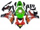 2008-2011 Honda CBR1000RR Motorcycle Fairings - Green Orange Glossy Black Rossi Michelin 46 Canada