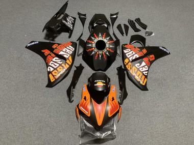 Cheap 2008-2011 Honda CBR1000RR Motorcycle Fairings - Matte Black Orange Repsol Rossi Canada