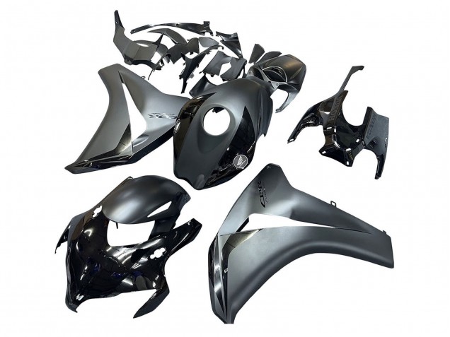 2008-2011 Honda CBR1000RR Motorcycle Fairings - Grey Glossy Black Canada
