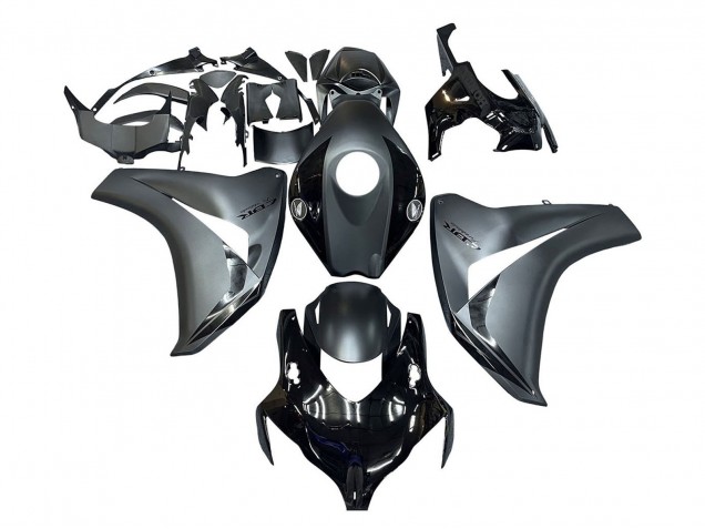 2008-2011 Honda CBR1000RR Motorcycle Fairings - Grey Glossy Black Canada