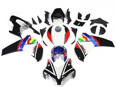 Cheap 2008-2011 Honda CBR1000RR Motorcycle Fairings - White Red Blue Glossy Black Star Canada