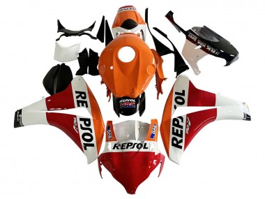 Cheap 2008-2011 Honda CBR1000RR Motorcycle Fairing - Orange White Red Glossy Black Repsol HRC Canada