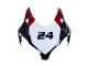 2008-2011 Honda CBR1000RR Motorcycle Fairings - White Red Glossy Black Racing 24 Canada