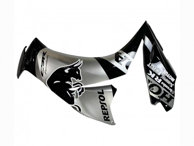 2012-2016 Honda CBR1000RR Motorcycle Fairings - Silver Glossy Black Repsol Red Bull Canada