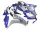 2012-2016 Honda CBR1000RR Motorcycle Fairings - Silver Blue HRC Canada