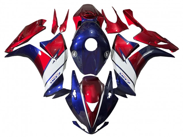 2012-2016 Honda CBR1000RR Motorcycle Fairings - Red Blue White Fireblade Canada