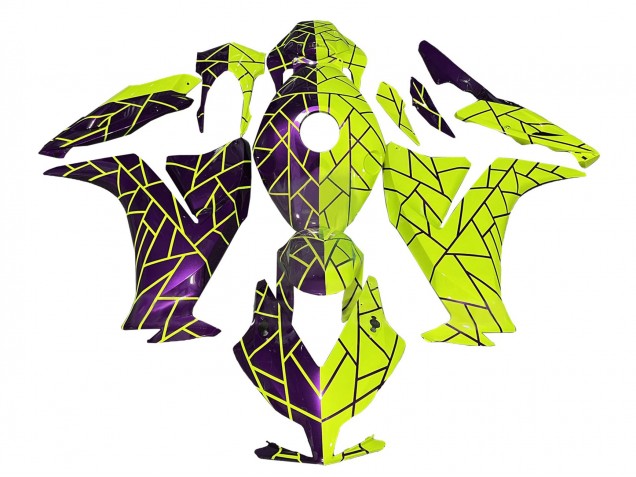 2012-2016 Honda CBR1000RR Motorcycle Fairings - Purple Yellow Canada