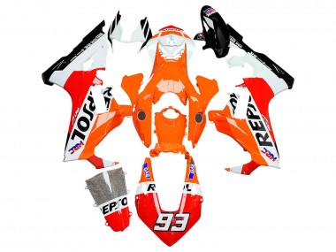 Cheap 2017-2023 Honda CBR1000RR Motorcycle Fairings - White Orange Red Glossy Black HRC Repsol 93 Canada