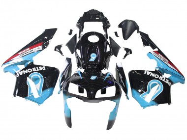 Cheap 2003-2004 Honda CBR600RR Motorcycle Fairings - Light Blue Red Glossy Black Dunlop Canada