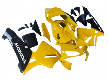 Cheap 2003-2004 Honda CBR600RR Motorcycle Fairings - Yellow Glossy Black Canada