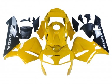 Cheap 2003-2004 Honda CBR600RR Motorcycle Fairings - Yellow Glossy Black Canada