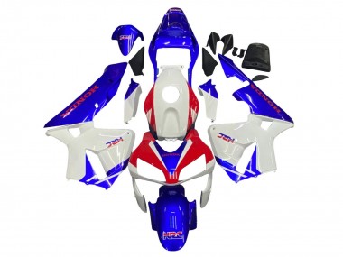 Cheap 2003-2004 Honda CBR600RR Motorcycle Fairings - White Blue Red HRC Canada