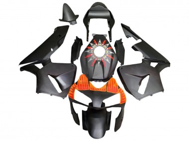 Cheap 2003-2004 Honda CBR600RR Motorcycle Fairings - Matte Black Orange Canada