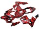 2003-2004 Honda CBR600RR Motorcycle Fairings - Black Red Grey Camouflage Canada