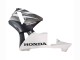 2003-2004 Honda CBR600RR Motorcycle Fairings - White Matte Black Racing Canada