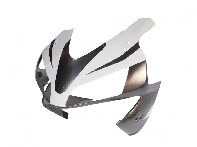 2003-2004 Honda CBR600RR Motorcycle Fairings - White Matte Black Racing Canada
