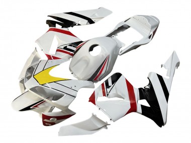 Cheap 2003-2004 Honda CBR600RR Motorcycle Fairings - White Red Yellow Black Canada