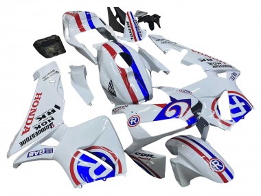 Cheap 2003-2004 Honda CBR600RR Motorcycle Fairings - White Red Blue Canada
