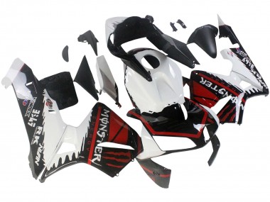 Cheap 2003-2004 Honda CBR600RR Motorcycle Fairings - White Red Glossy Black Monster Canada