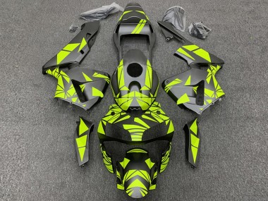 Cheap 2003-2004 Honda CBR600RR Motorcycle Fairings - Yellow Matte Black Canada