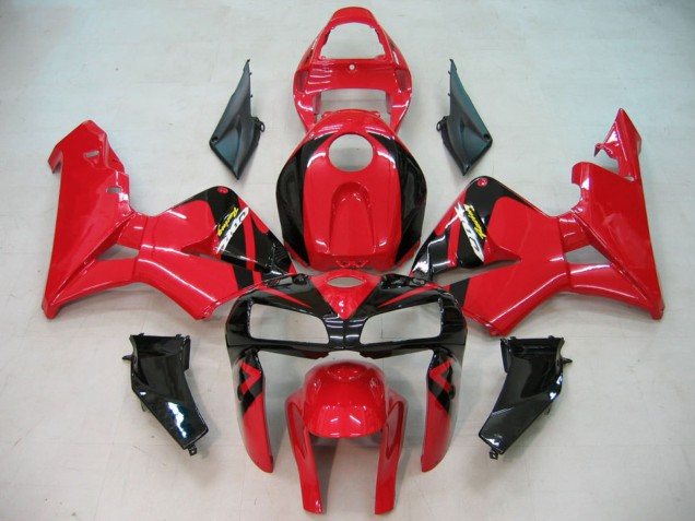 2005-2006 Honda CBR600RR Motorcycle Fairing - Red Black Canada