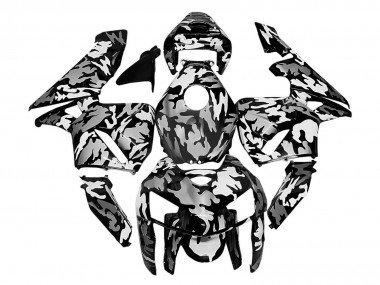 Cheap 2005-2006 Honda CBR600RR Motorcycle Fairings - Black White Grey Camouflage Canada