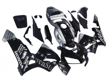 Cheap 2005-2006 Honda CBR600RR Motorcycle Fairings - Black Silver SevenStars Canada