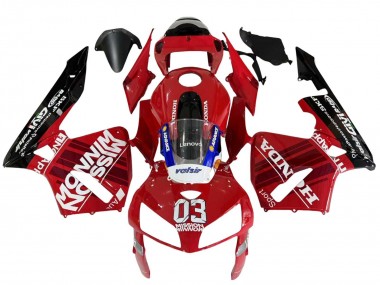 Cheap 2005-2006 Honda CBR600RR Motorcycle Fairings - Red Black Valsir 03 Canada