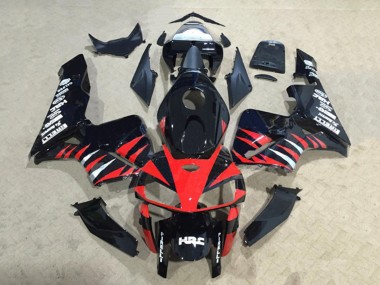 Cheap 2005-2006 Honda CBR600RR Motorcycle Fairings - Glossy Black Red White HRC Canada