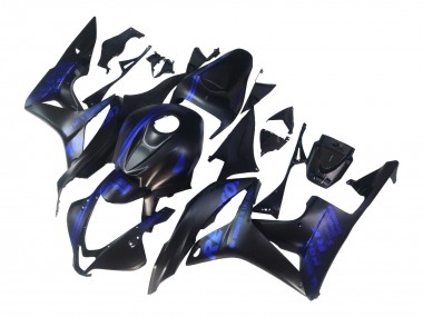 Cheap 2007-2008 Honda CBR600RR Motorcycle Fairings - Matte Black Blue Repsol Canada