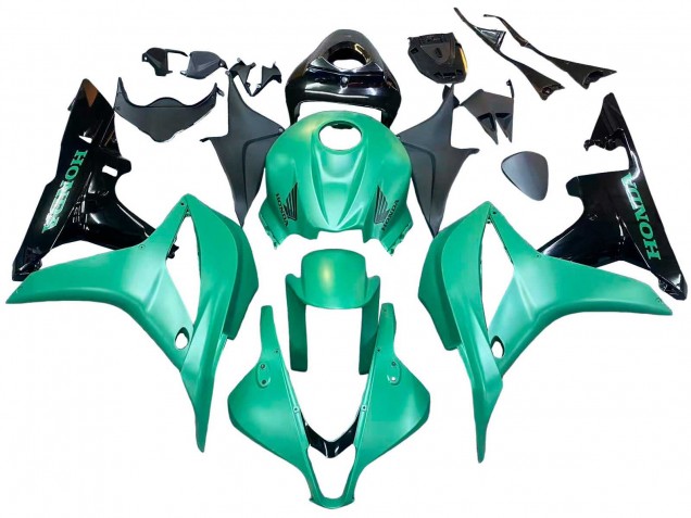 2007-2008 Honda CBR600RR Bike Fairings - Green Glossy Black Canada