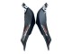 2007-2008 Honda CBR600RR Motorcycle Fairing - Matte Black White Repsol Canada