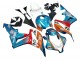2007-2008 Honda CBR600RR Motorcycle Fairings - Orange White Red Blue Repsol Canada