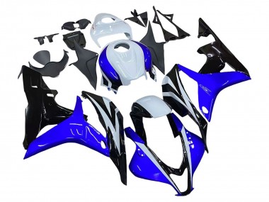 Cheap 2007-2008 Honda CBR600RR Motorcycle Fairing - White Blue Glossy Black Canada
