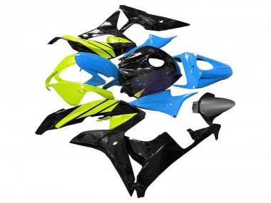 Cheap 2007-2008 Honda CBR600RR Motorcycle Fairings - Blue Yellow Glossy Black Canada