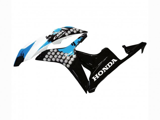 2007-2008 Honda CBR600RR Motorcycle Fairings - White Light Blue Glossy Black Canada