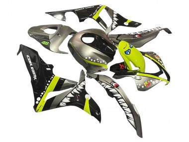 Cheap 2007-2008 Honda CBR600RR Motorcycle Fairings - Grey Fluorescent Yellow Shark Canada