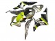 2007-2008 Honda CBR600RR Motorcycle Fairings - Grey Fluorescent Yellow Shark Canada