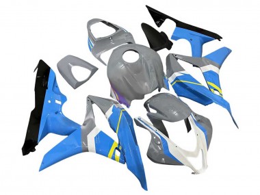 Cheap 2007-2008 Honda CBR600RR Motorcycle Fairings - Nardo Grey Blue White Glossy Black Canada