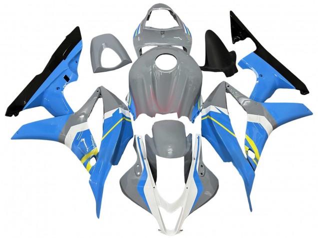 2007-2008 Honda CBR600RR Motorcycle Fairings - Nardo Grey Blue White Glossy Black Canada