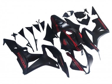 Cheap 2007-2008 Honda CBR600RR Motorcycle Fairings - Matte Black Red Canada